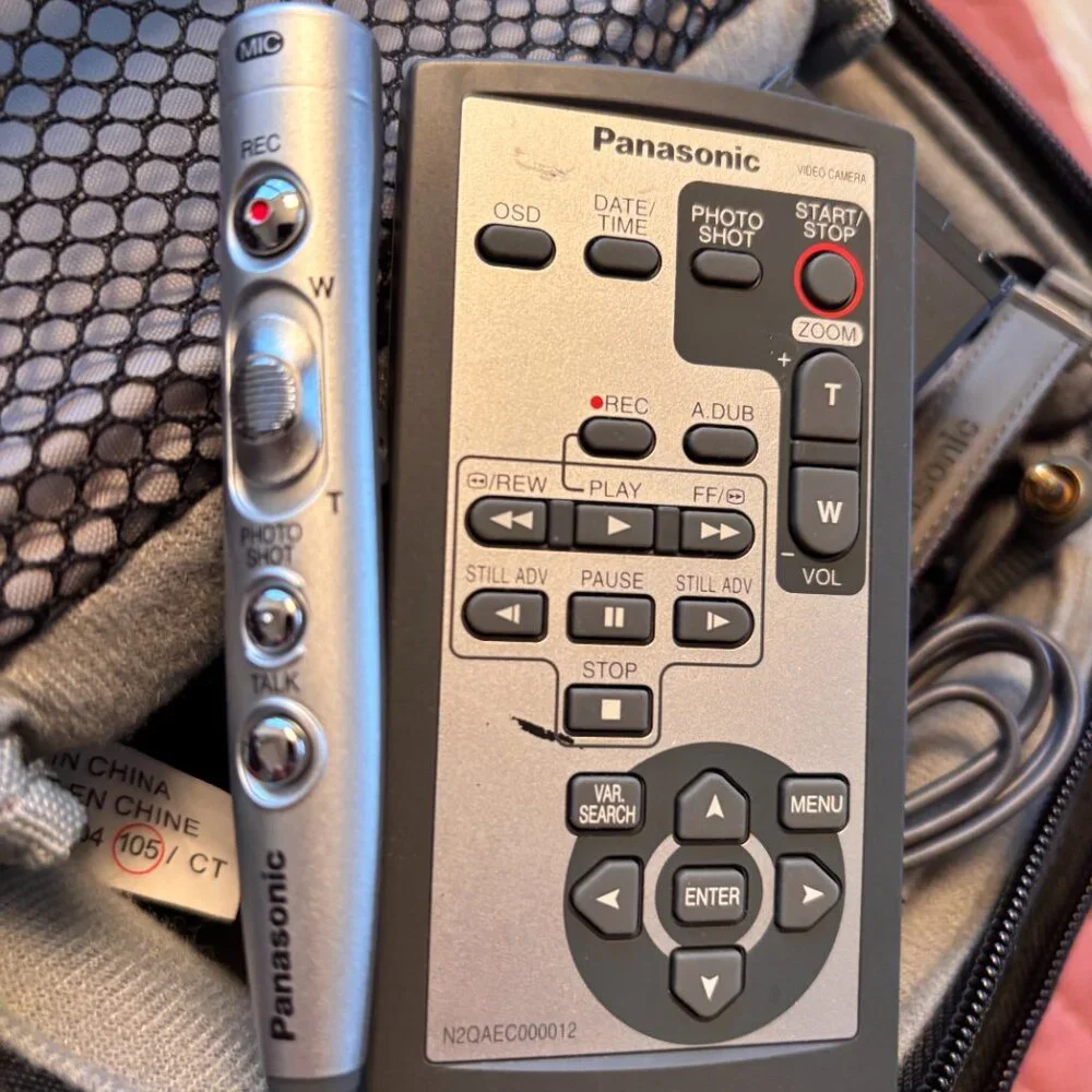 vintage Panasonic video camera